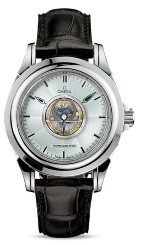 Omega De Ville Tourbillon White Gold / Silver